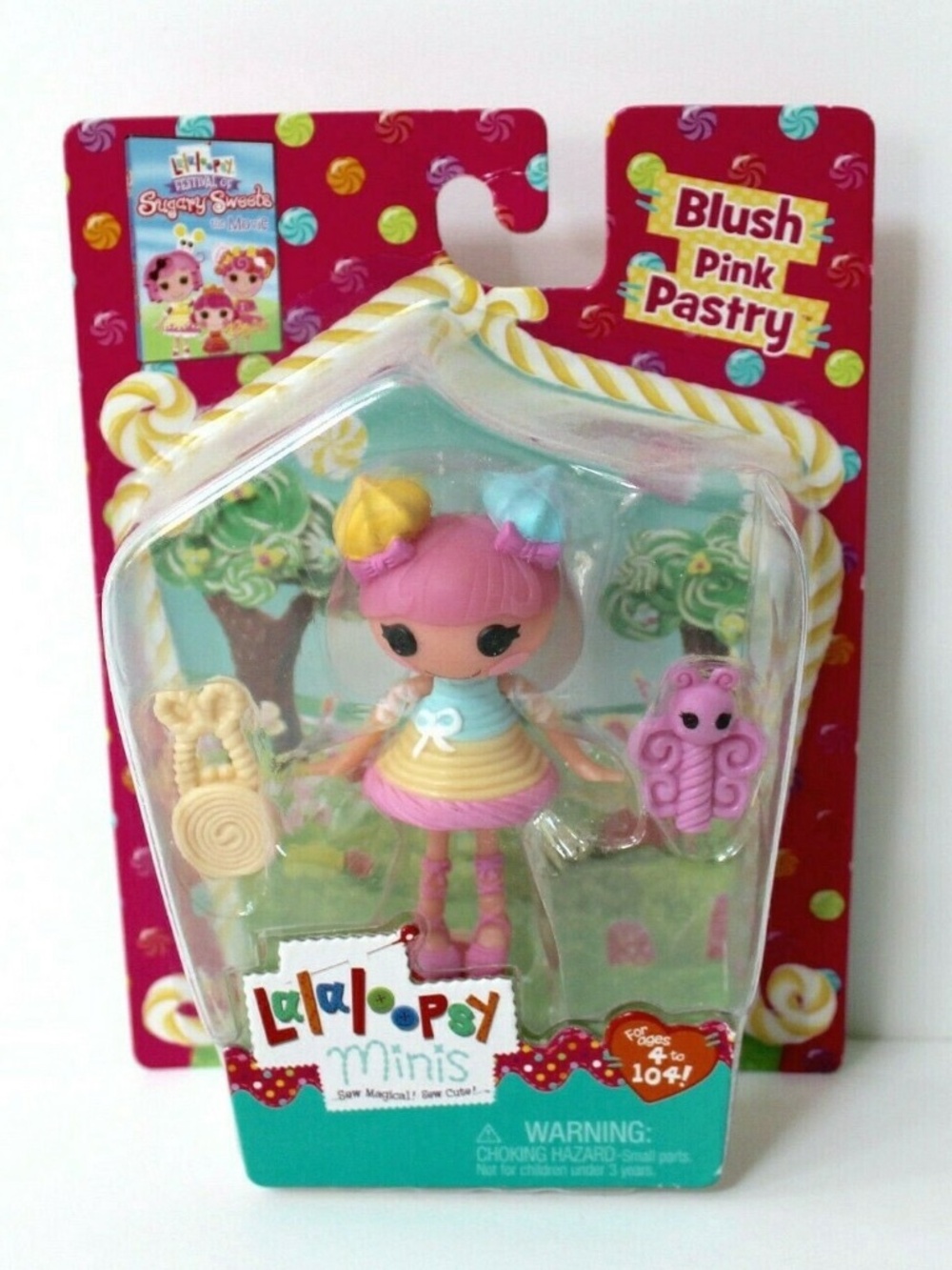 Lalaloopsy Mini Blush Pink Pastry Doll RARE NEW